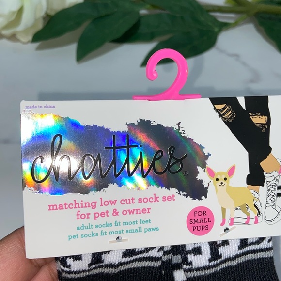Chatties Matching Pet & Owner Sock Set, Small Pet - Picture 6 of 15